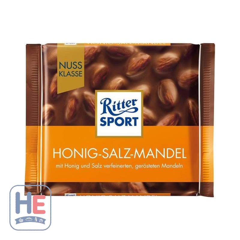 Ritter Sport Nussklasse Honey Salt Almond 100g (3.5oz) | HE hero 4000417704009