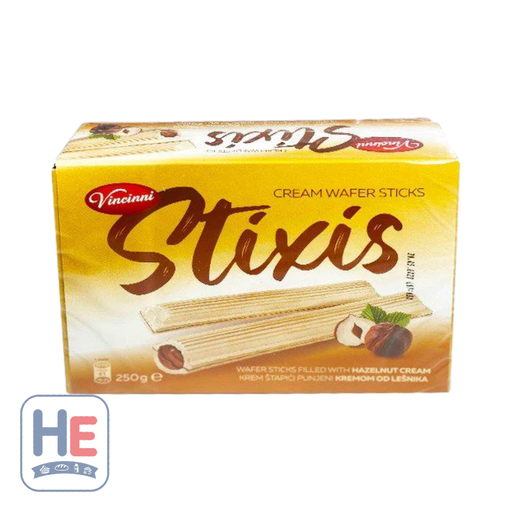 Vincinni Stixis Hazelnut Cream Wafer Sticks 250g (8.8oz) | HE hero 5310345008605