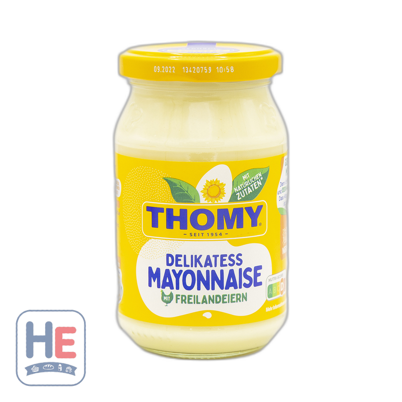 Thomy Delikatess Mayonnaise 250ml (8.5fl oz) | HE hero 4005500087038