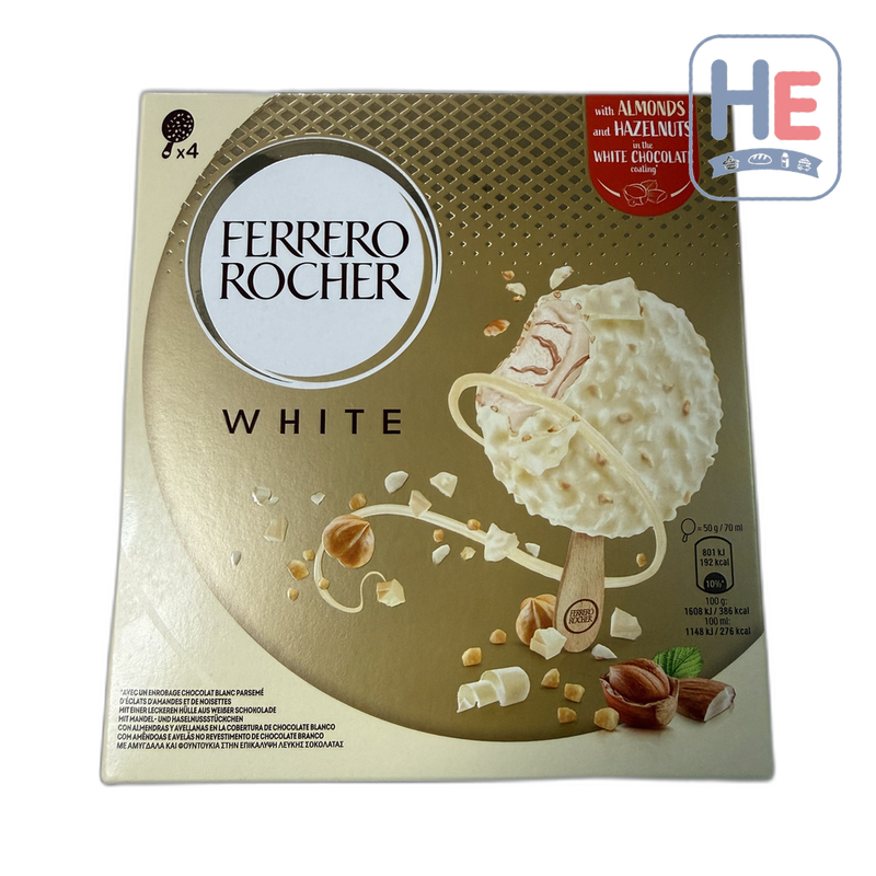 Ferrero Rocher White Ice Cream 200g (7.1oz) | HE hero 8000500396438