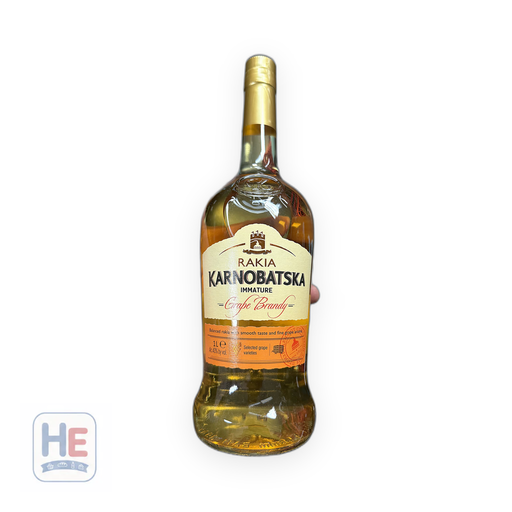 Karnobatska Rakia Immature Grape Brandy, Bulgarian 1L (33.8fl oz) | HE hero 3800008906123