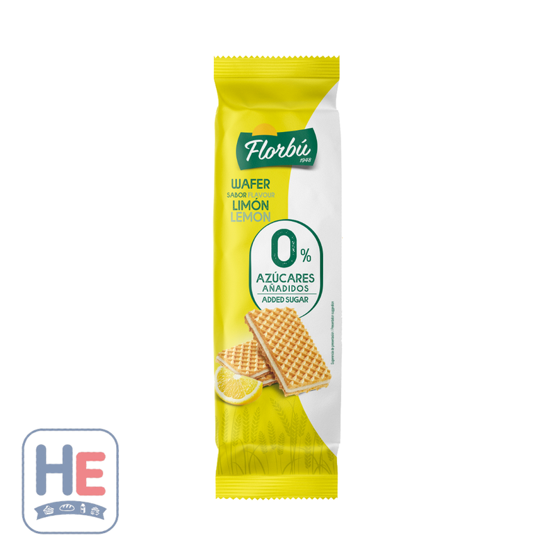 Florbu Sugar-Free Lemon Cream Wafers 150g (5.3oz) | HE hero 8411414014712