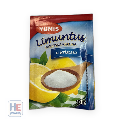 Yumis Limontus Citric Acid, Serbian Pantry Staple 10g (0.4oz) | HE hero 8600101468161