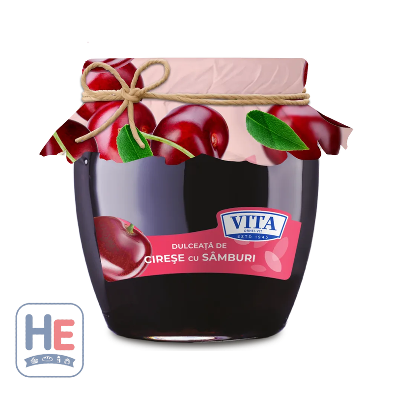 Vita Sweet Cherries in Sugar Syrup 680g (24oz) | HE hero 4840022002332