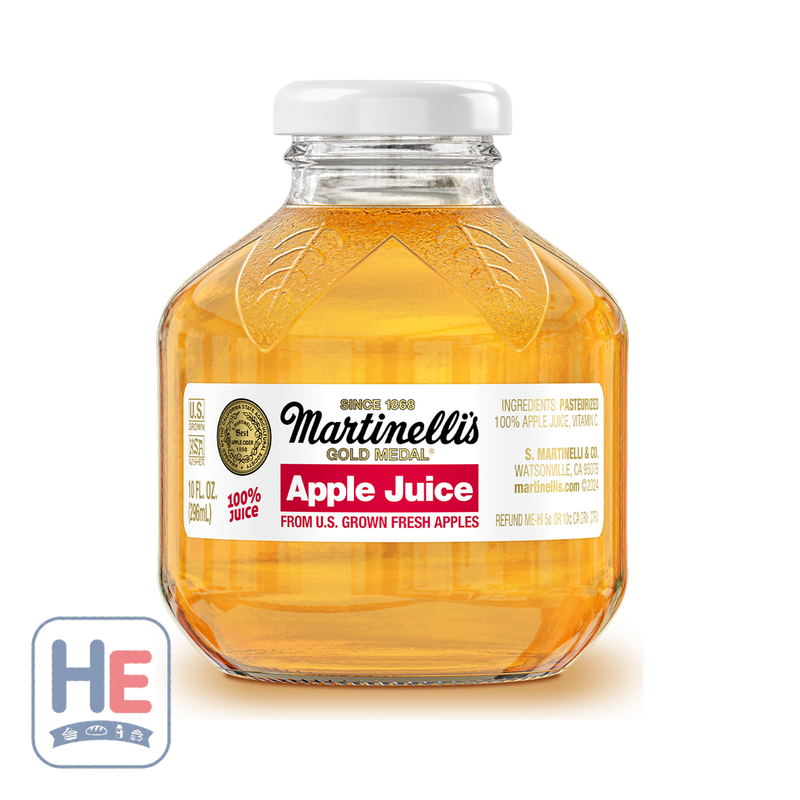 Martinelli's Gold Medal 100% Apple Juice 296ml (10fl oz) | HE hero 41244000081