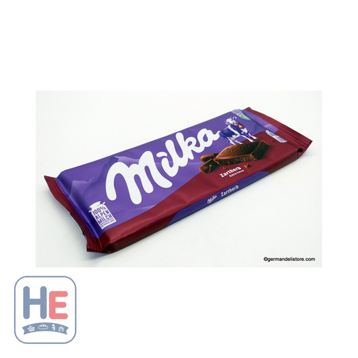 Milka Zartherb Dark Chocolate 90g (3.2oz) | HE hero 7622202262654