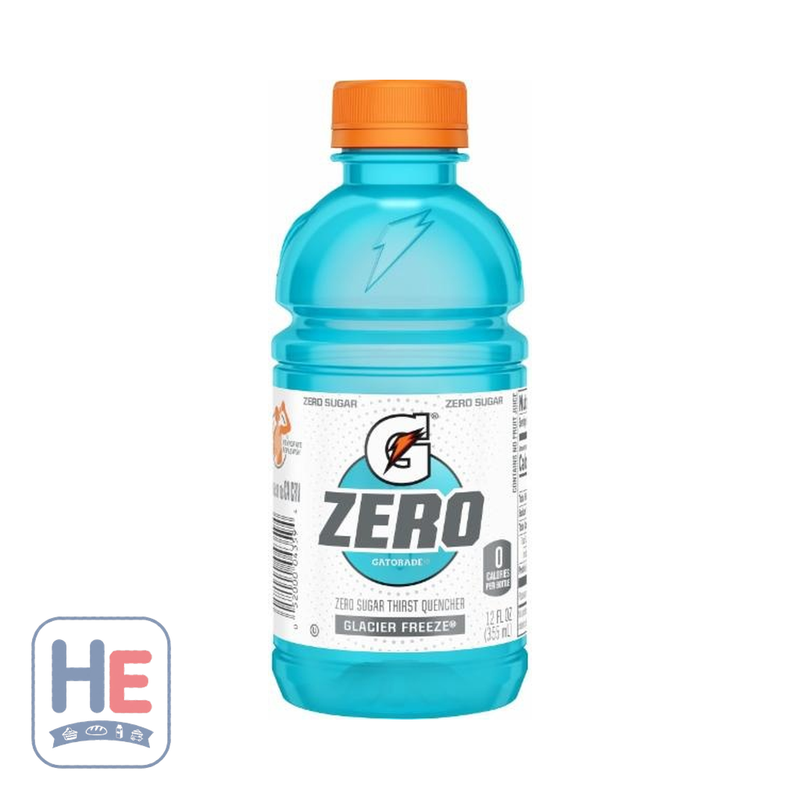 Gatorade Zero Sugar Glacier Freeze Sports Drink 355ml (12fl oz) | HE hero 52000043594