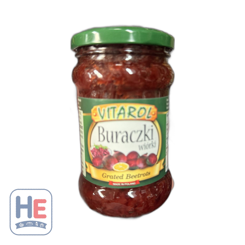 Vitarol Buraczki Wiórki Grated Beetroots (jar) | HE hero 5901436031499