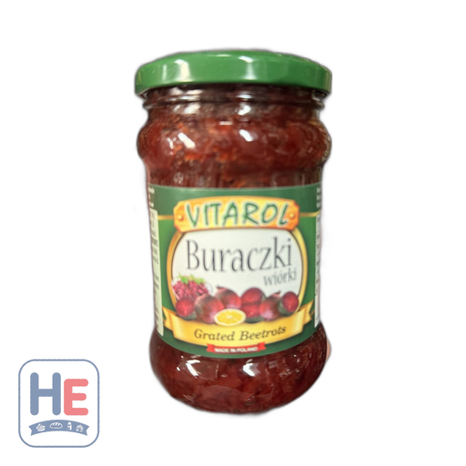 Vitarol Buraczki Wiórki Grated Beetroots (jar) | HE hero 5901436031499