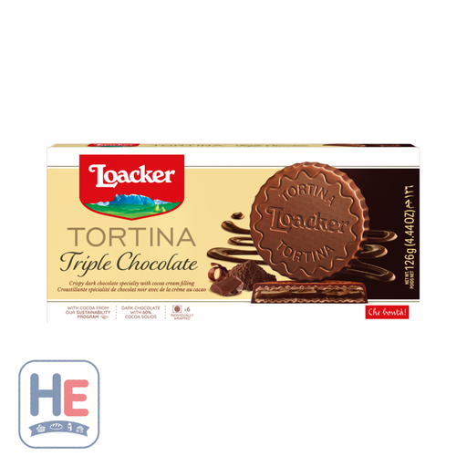 Loacker Tortina Triple Chocolate 126g (4.4oz) | HE hero 76580192152