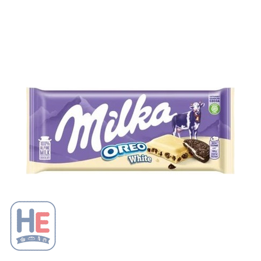Milka Oreo White Chocolate 100g (3.5oz) | HE hero 7622210544179