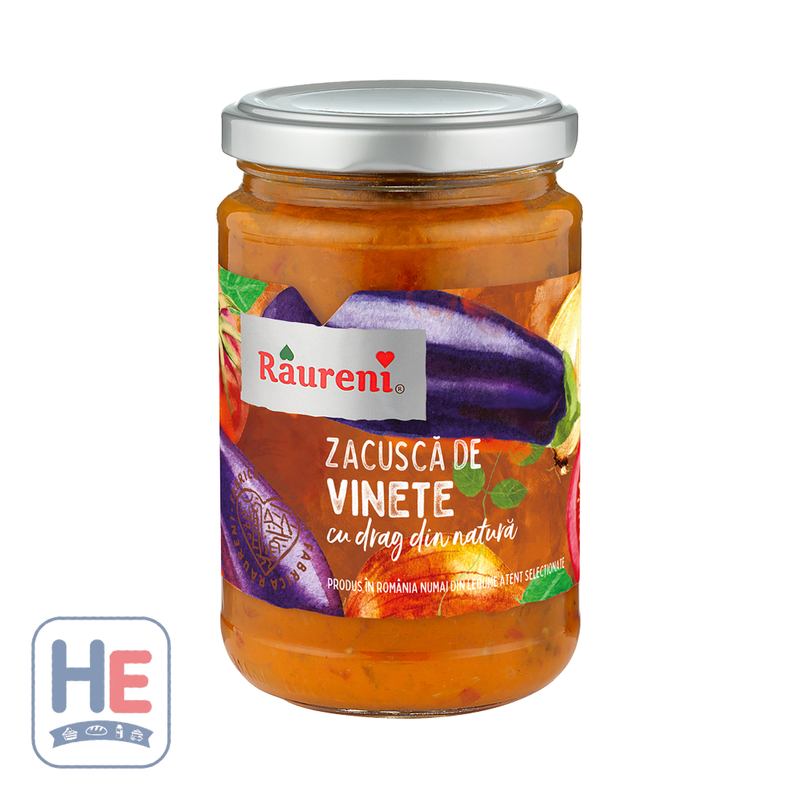 Raureni Zacuscă de Vinete Premium Eggplant Spread 320g (11.3oz) | HE hero 853553007589