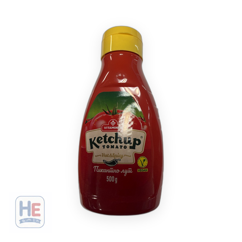 Vitaminka Ketchup Hot 500g (17.6oz) | HE hero 5310005003612