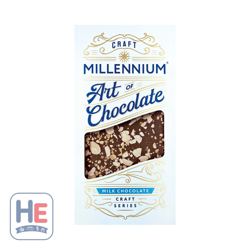 Millennium Craft Series Milk Chocolate with Hazelnuts 100g (3.5oz) | HE hero 4820240032564