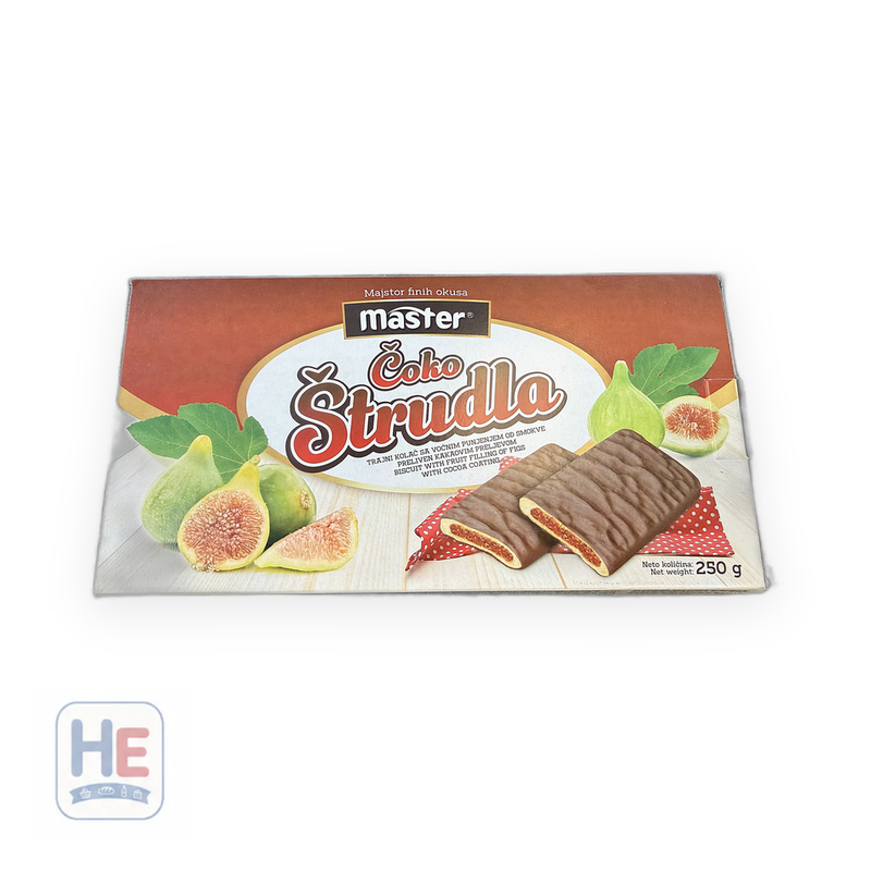 Master Strudla Coko Fig & Cocoa Strudel Cookies 250g (8.8oz) | HE hero 3871354004382