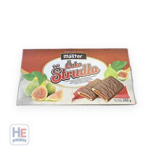 Master Strudla Coko Fig & Cocoa Strudel Cookies 250g (8.8oz) | HE hero 3871354004382