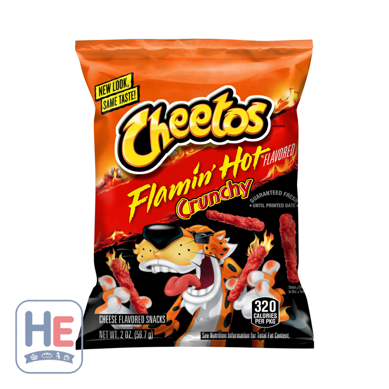 Cheetos Flamin' Hot Crunchy 56.7 g (2 oz) | HE hero 28400047913