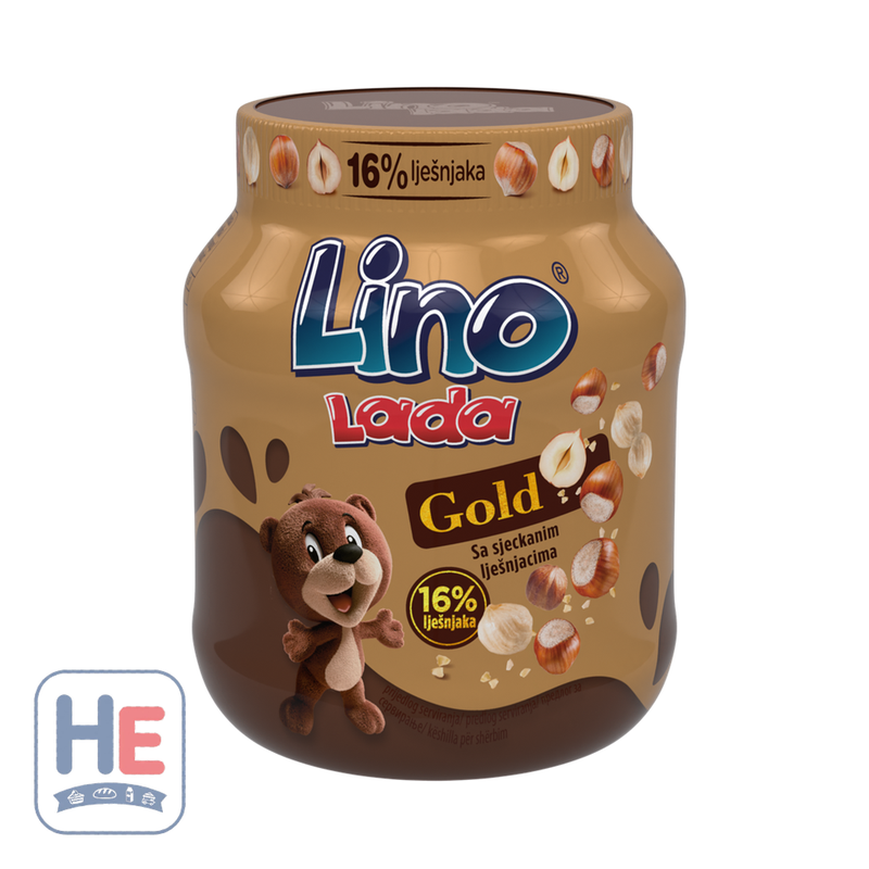 Lino Lada Gold Roasted Chopped Hazelnuts Spread 350g (12.3oz) | HE hero 3856020213572