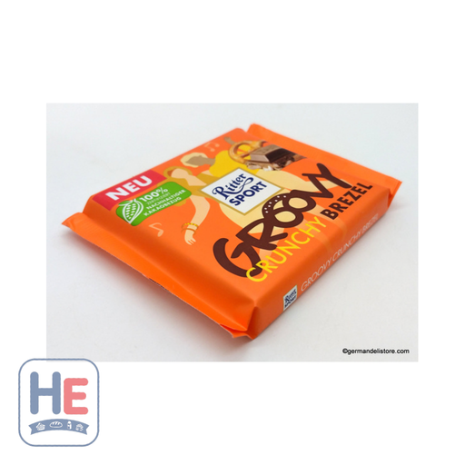 Ritter Sport Groovy Crunchy Brezel 100g (3.5oz) | HE hero 4000417628411