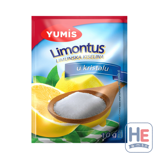 Yumis Limontus Citric Acid, Serbian Pantry Staple 10g (0.4oz) | HE hero 8600101468161