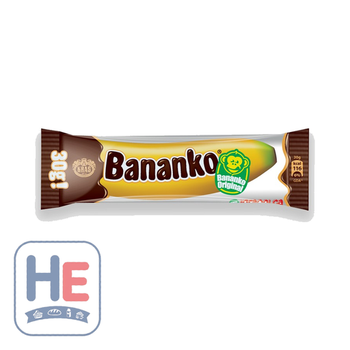 Kraš Bananko Chocolate Banana Bar 30g (1.1oz) | HE hero 3850102127252