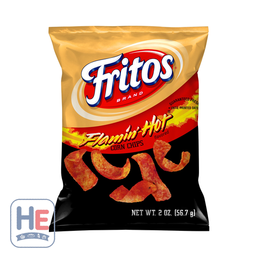 Fritos Flamin' Hot Flavored Corn Chips 56.7g (2oz) | HE hero 28400211321