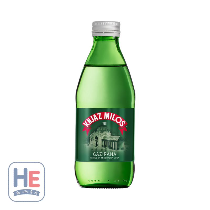 Knjaz Miloš Natural Mineral Water 0.25L Glass (8.5fl oz) | HE hero 8600037008011