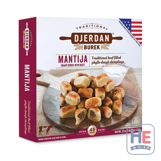 Djerdan Mantija Beef Phyllo Dumplings 624g (1.4lb) | HE hero 857710006415
