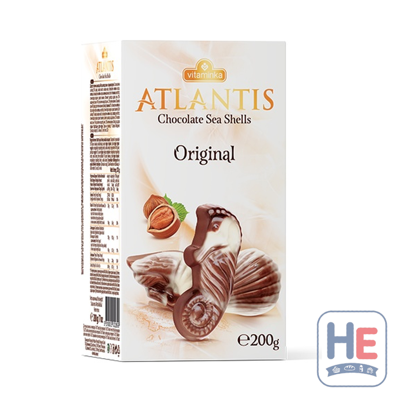 Vitaminka Atlantis Chocolate Sea Shells 200g (7.1oz) | HE hero 5310005004749