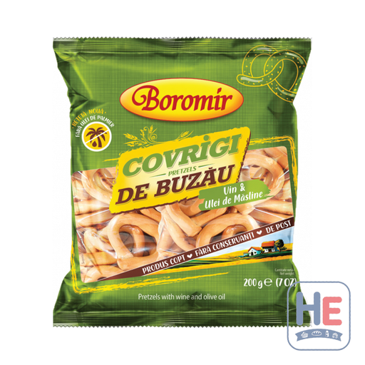 Boromir Covrigi de Buzău Pretzels with Wine and Olive Oil 200g (7.1oz) | HE hero 5941487004219