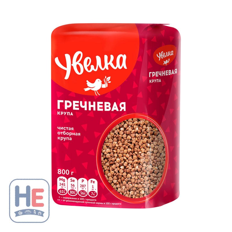 Uvelka Buckwheat Groats Extra, Russian 800g (28.2oz) | HE hero 4607016240893