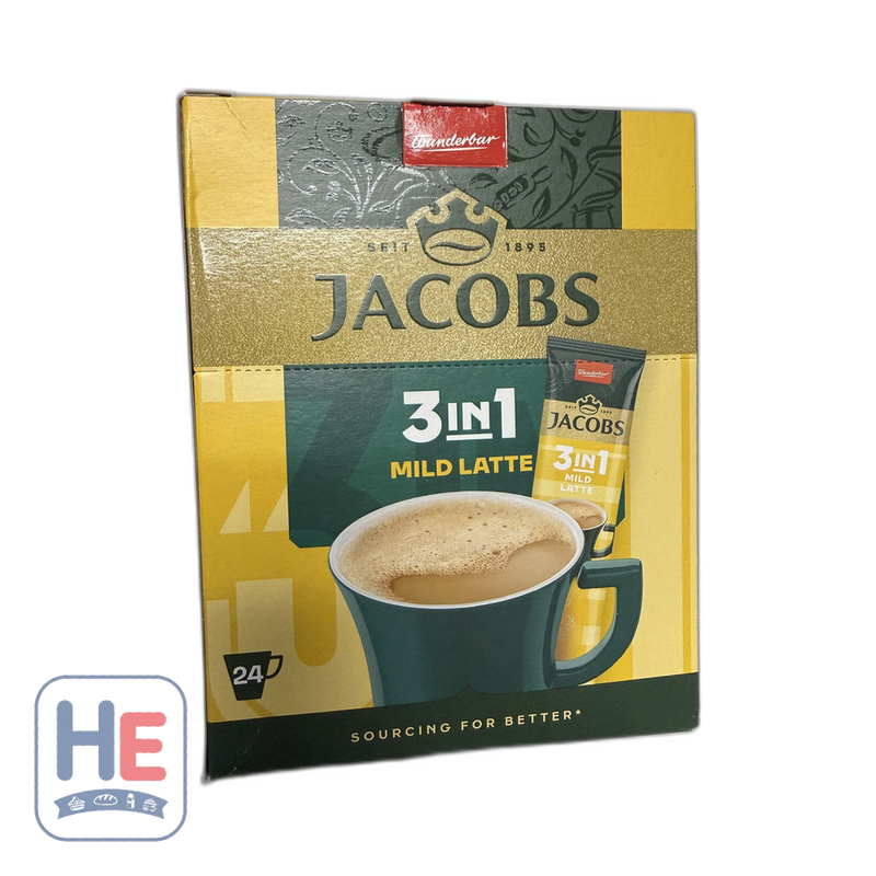 Jacobs 3in1 Mild Latte 312g (11oz) | HE hero 4820206290496