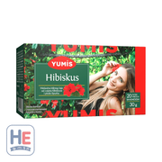 Yumis Hibiscus Tea, Serbian Herbal Blend 30g (1.1oz) | HE hero 8600101468284