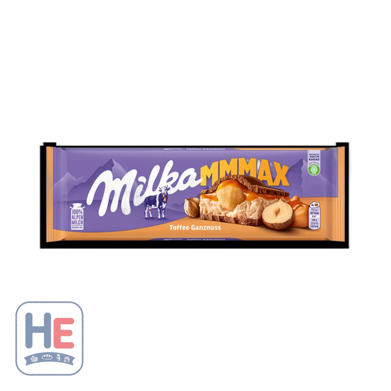 Milka MMMax Toffee Whole Nuts Milk Chocolate Bar 300g (10.6oz) | HE hero 891128145083