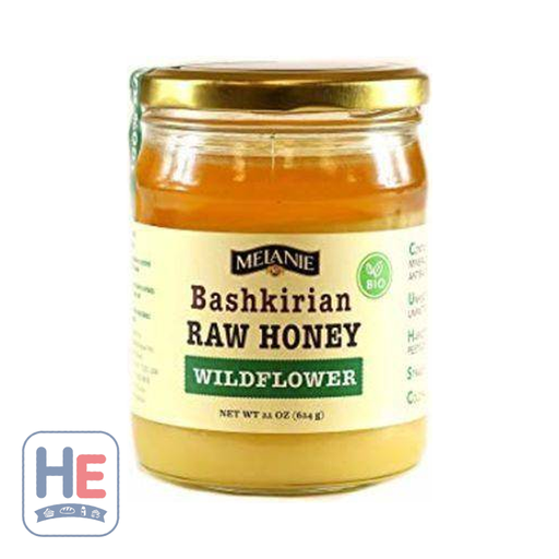 Melanie Unfiltered Raw Honey Wildflower 22 oz (624g) | HE hero 707129681614