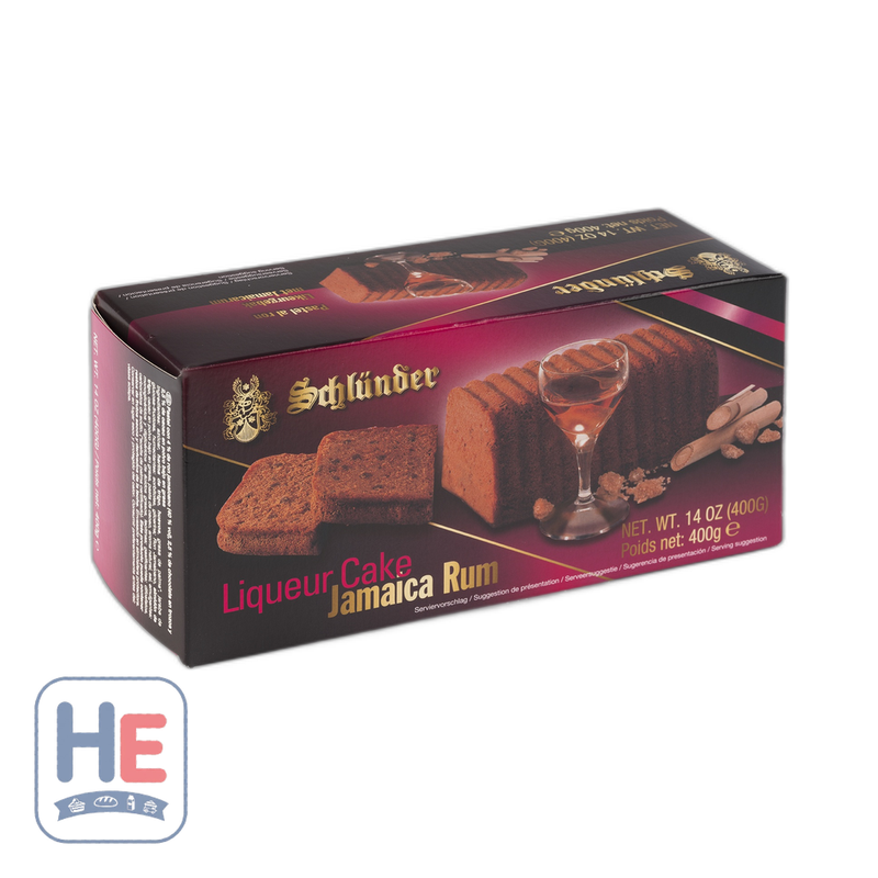 Schlünder Jamaica Cocoa Cake with Rum 400g (14.1oz) | HE hero 79344002223