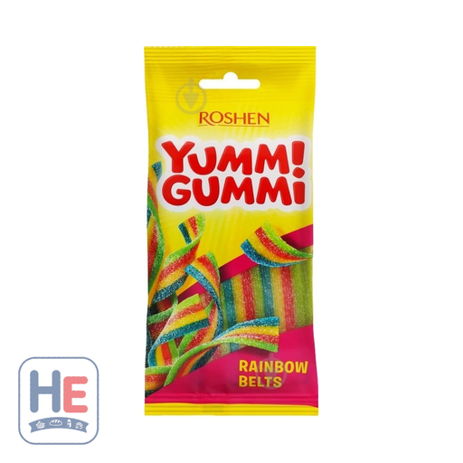 Roshen Yummi Gummi Rainbow Belts 70g (2.5oz) | HE hero 4823077636264