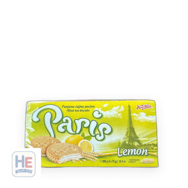 Koestlin Paris Lemon Filled Tea Biscuits, Croatian 300g (10.5oz) | HE hero 3856014116490