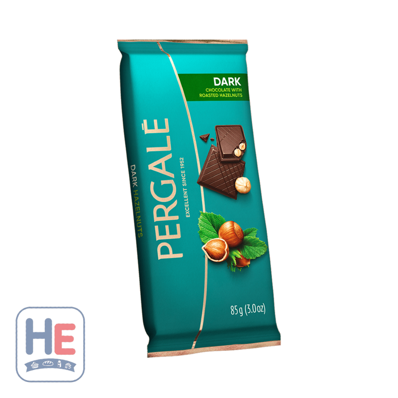 Pergale Dark Chocolate with Whole Hazelnuts 85g (3oz) | HE hero 4770179994177