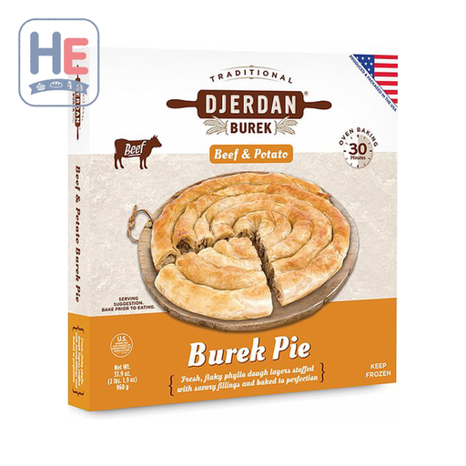 Djerdan Beef & Potato Burek Pie 850g (30oz) | HE hero 857710006286