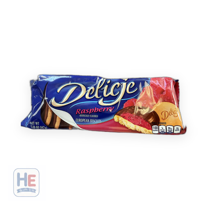 Deliçe Szampańskie Raspberry Jelly Cookies 147g (5.2oz) | HE hero 44000011833