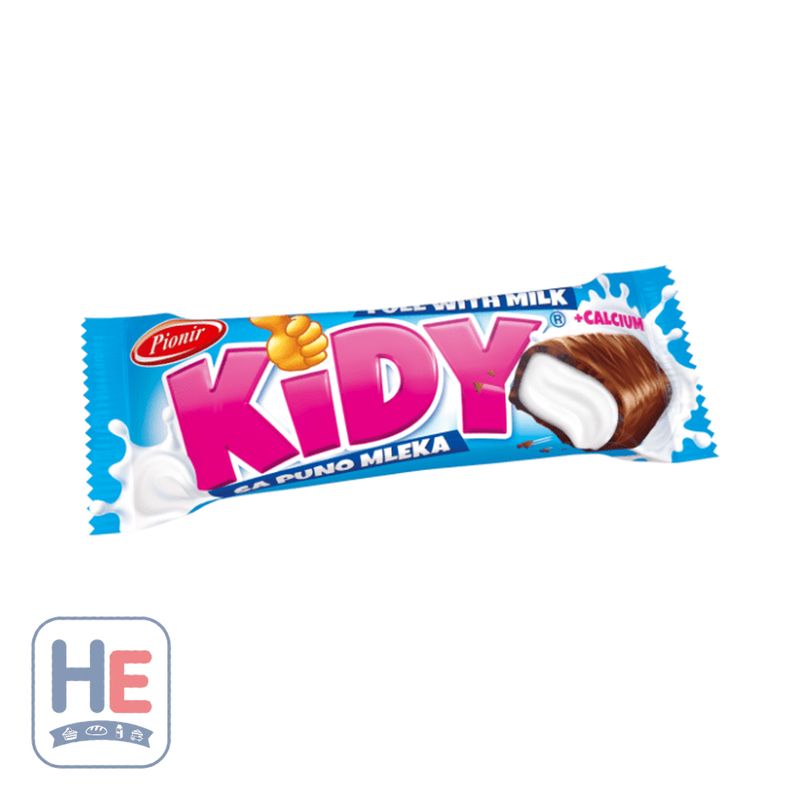 Pionir Kidy milk chocolate bar with calcium 30g (1.1oz) | HE hero 8602300200757