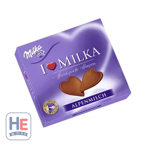 I Love Milka Hauchzarte Herzen Thin Alpine Milk Chocolate Hearts 130g (4.6oz) | HE hero 7622400779756