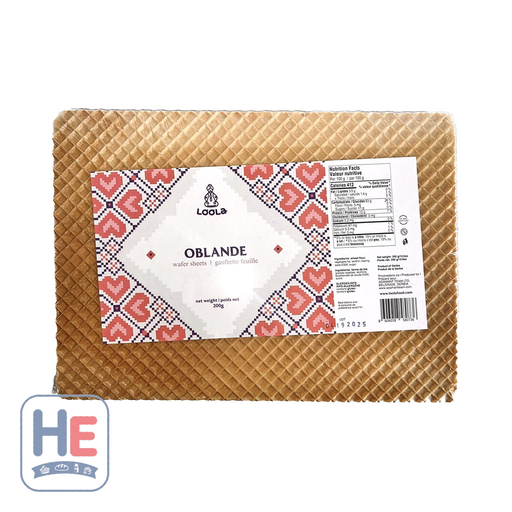 Loola Oblande Wafer Sheets 200g (7.1oz) | HE hero 8606018580736