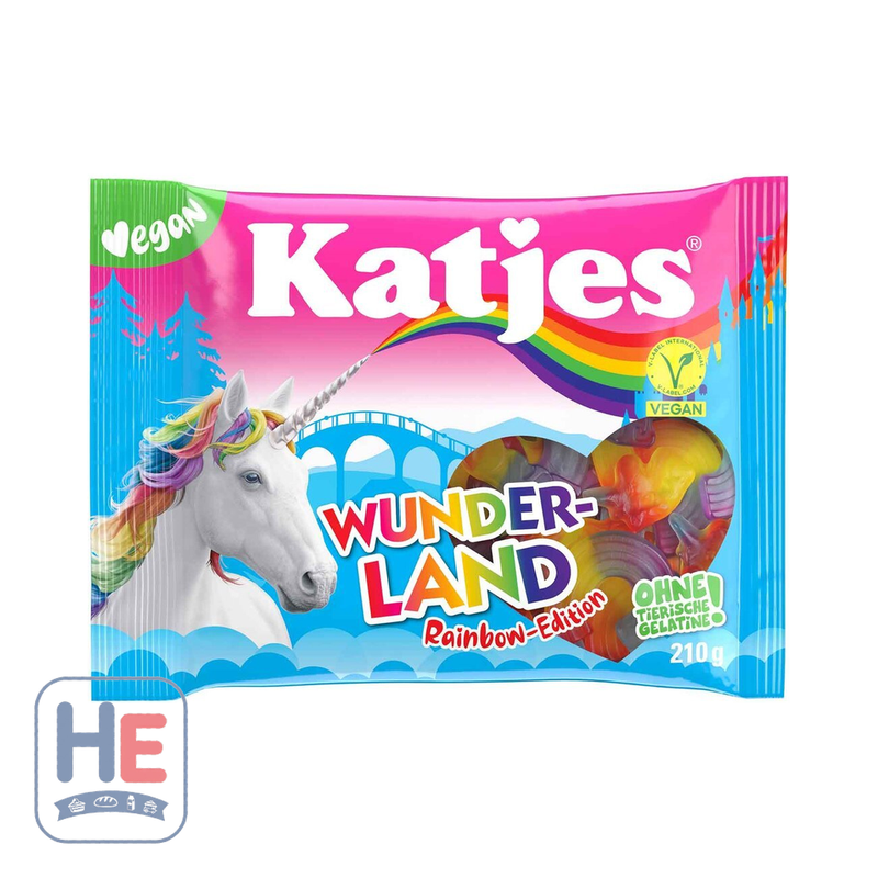 Katjes Wunderland Rainbow-Edition 210g (7.4oz) | HE hero 4037400345895