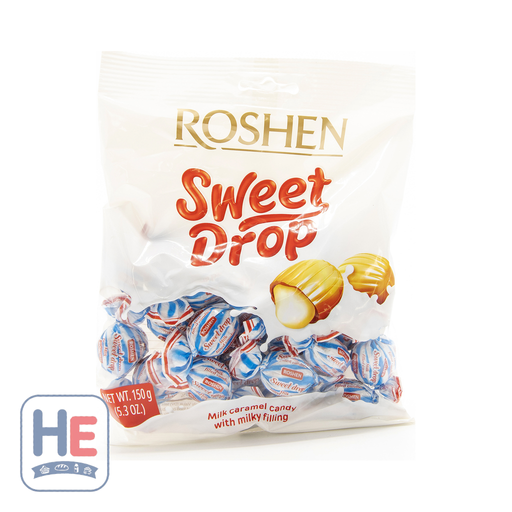 Roshen Sweet Drop Caramel Candy with Milk Filling 150g (5.3oz) | HE hero 4823077623684