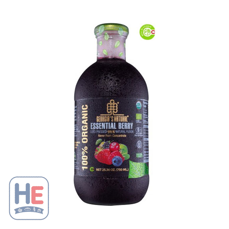 Georgia's Natural Organic Essential Berry Juice 1L (33.8fl oz) | HE hero 4860112623803
